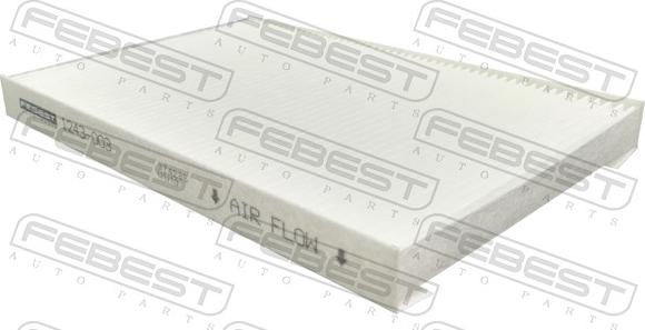 Febest 1243-003 - Filtre, air de l'habitacle cwaw.fr