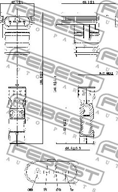 Febest 17640-002 - Bobine d'allumage cwaw.fr