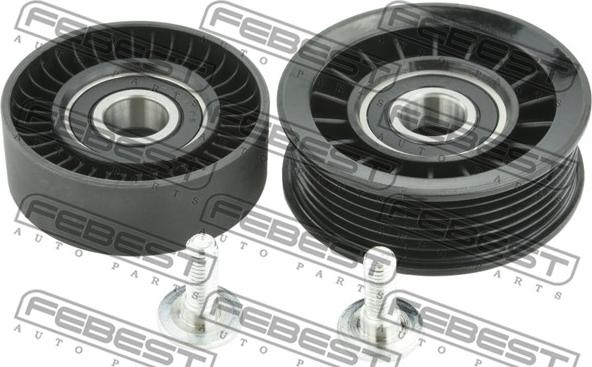 Febest 2187-CB4-KIT - Poulie renvoi / transmission, courroie trapézoïdale à nervures cwaw.fr