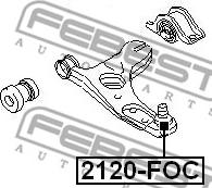 Febest 2120-FOC - Rotule de suspension cwaw.fr