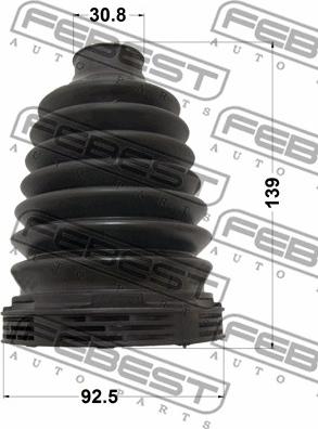 Febest 2315-T5ATT - Joint-soufflet, arbre de commande cwaw.fr