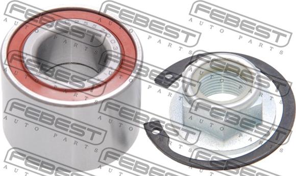 Febest DAC25520037-KIT - Kit de roulements de roue cwaw.fr