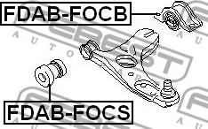 Febest FDAB-FOCB - Suspension, bras de liaison cwaw.fr