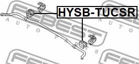 Febest HYSB-TUCSR - Coussinet de palier, stabilisateur cwaw.fr