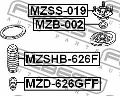 Febest MZSS-019 - Coupelle de suspension cwaw.fr