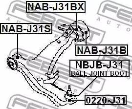 NTY ZTP-NS-058G - Suspension, bras de liaison cwaw.fr