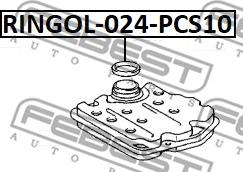 Febest RINGOL-024-PCS10 - Joint d'étanchéité, boîtier de filtre à huile cwaw.fr