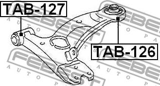 Febest TAB-126 - Suspension, bras de liaison cwaw.fr