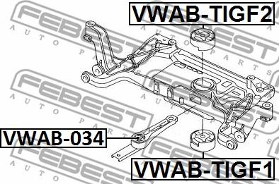 Febest VWAB-034 - Support moteur cwaw.fr