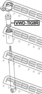 Febest VWD-TIGIIR - Butée élastique, suspension cwaw.fr