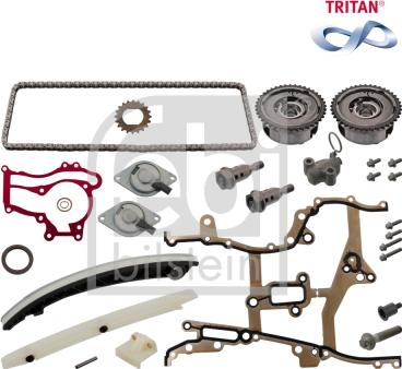 Febi Bilstein 49455 - Kit de distribution par chaîne cwaw.fr