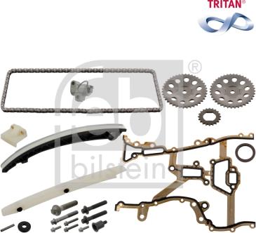 Febi Bilstein 49689 - Kit de distribution par chaîne cwaw.fr