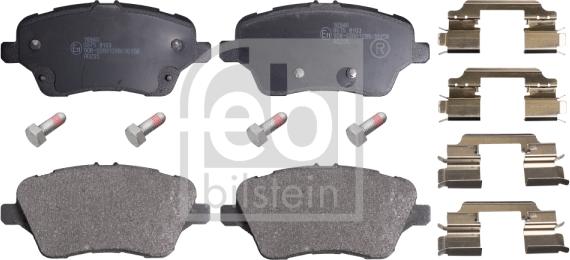 Febi Bilstein 16940 - Kit de plaquettes de frein, frein à disque cwaw.fr