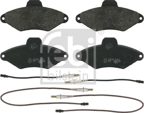 Febi Bilstein 16413 - Kit de plaquettes de frein, frein à disque cwaw.fr