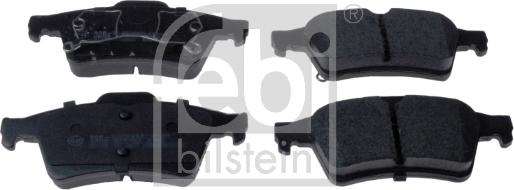 Febi Bilstein 16428 - Kit de plaquettes de frein, frein à disque cwaw.fr