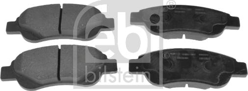 Febi Bilstein 16589 - Kit de plaquettes de frein, frein à disque cwaw.fr