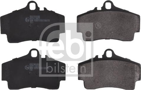 Febi Bilstein 16521 - Kit de plaquettes de frein, frein à disque cwaw.fr