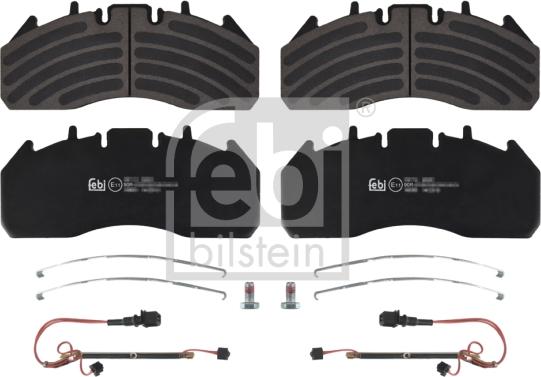 Febi Bilstein 16690 - Kit de plaquettes de frein, frein à disque cwaw.fr