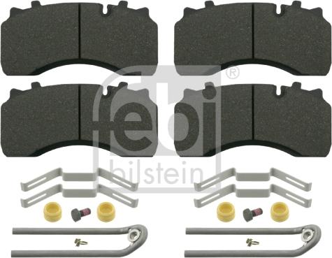 Febi Bilstein 16610 - Kit de plaquettes de frein, frein à disque cwaw.fr