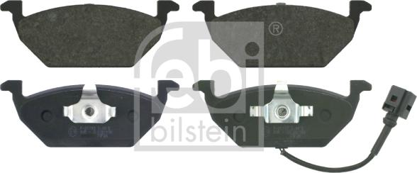 Febi Bilstein 16617 - Kit de plaquettes de frein, frein à disque cwaw.fr