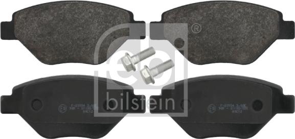 Febi Bilstein 16623 - Kit de plaquettes de frein, frein à disque cwaw.fr