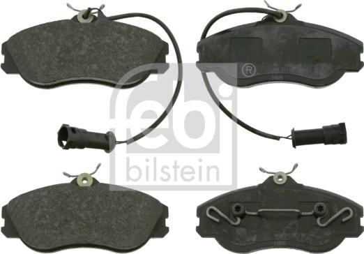 Febi Bilstein 16062 - Kit de plaquettes de frein, frein à disque cwaw.fr