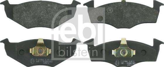 Febi Bilstein 16006 - Kit de plaquettes de frein, frein à disque cwaw.fr