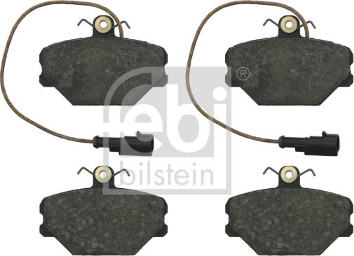 Febi Bilstein 16086 - Kit de plaquettes de frein, frein à disque cwaw.fr