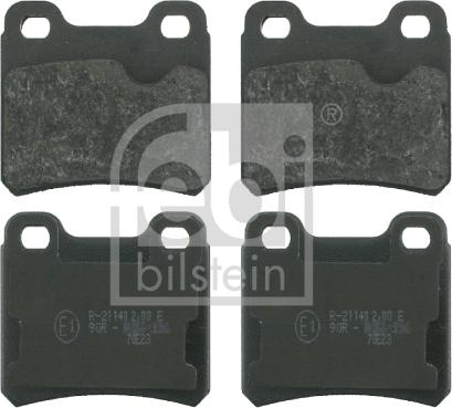 Febi Bilstein 16135 - Kit de plaquettes de frein, frein à disque cwaw.fr