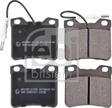 Febi Bilstein 16173 - Kit de plaquettes de frein, frein à disque cwaw.fr