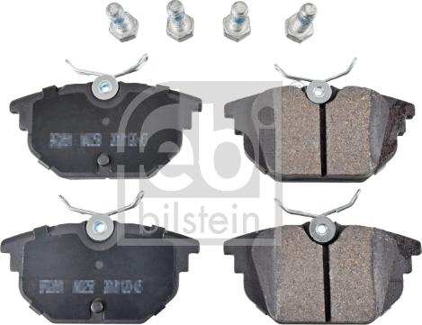 Febi Bilstein 16172 - Kit de plaquettes de frein, frein à disque cwaw.fr