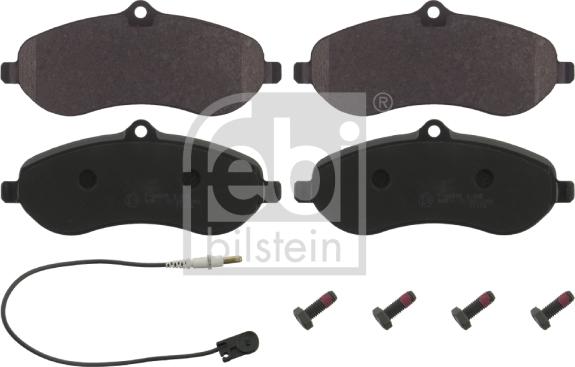 Febi Bilstein 16830 - Kit de plaquettes de frein, frein à disque cwaw.fr