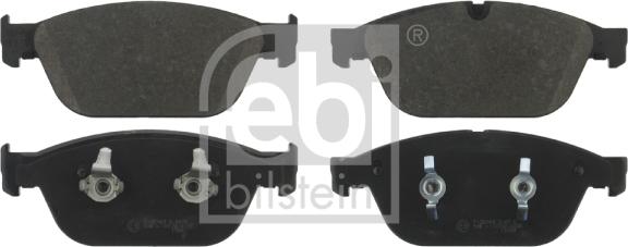 Febi Bilstein 16822 - Kit de plaquettes de frein, frein à disque cwaw.fr