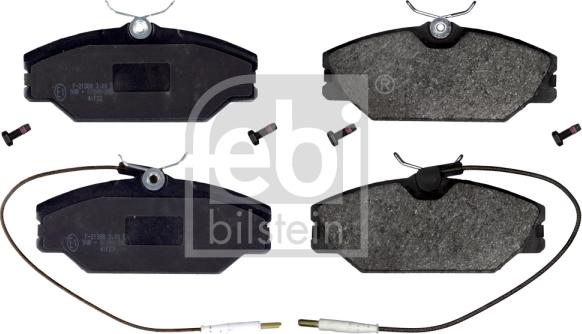 Febi Bilstein 16381 - Kit de plaquettes de frein, frein à disque cwaw.fr