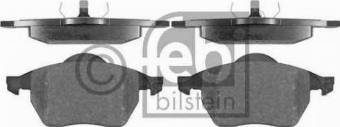 Febi Bilstein 16322 - Kit de plaquettes de frein, frein à disque cwaw.fr