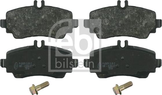 Febi Bilstein 16373 - Kit de plaquettes de frein, frein à disque cwaw.fr