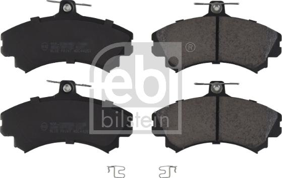 Febi Bilstein 16213 - Kit de plaquettes de frein, frein à disque cwaw.fr