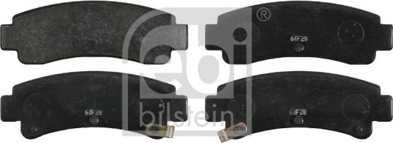 Febi Bilstein 16270 - Kit de plaquettes de frein, frein à disque cwaw.fr