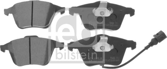 Febi Bilstein 16796 - Kit de plaquettes de frein, frein à disque cwaw.fr