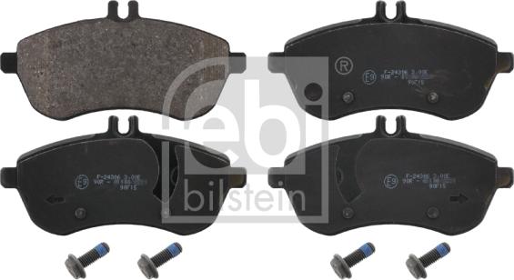 Febi Bilstein 16749 - Kit de plaquettes de frein, frein à disque cwaw.fr