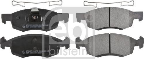 Febi Bilstein 16750 - Kit de plaquettes de frein, frein à disque cwaw.fr