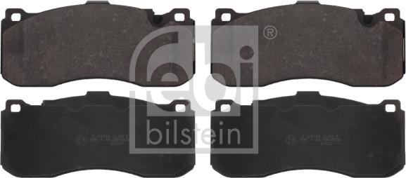 Febi Bilstein 16757 - Kit de plaquettes de frein, frein à disque cwaw.fr