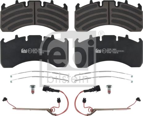 Febi Bilstein 16780 - Kit de plaquettes de frein, frein à disque cwaw.fr