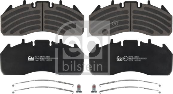 Febi Bilstein 16778 - Kit de plaquettes de frein, frein à disque cwaw.fr