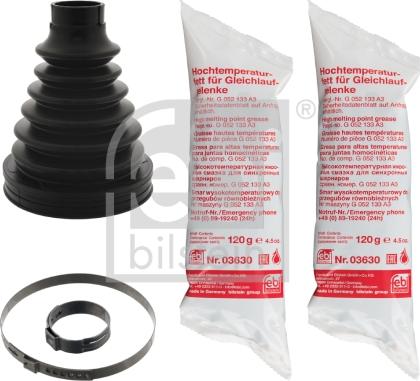 Febi Bilstein 100407 - Joint-soufflet, arbre de commande cwaw.fr