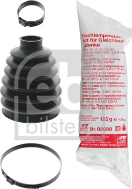 Febi Bilstein 102996 - Joint-soufflet, arbre de commande cwaw.fr