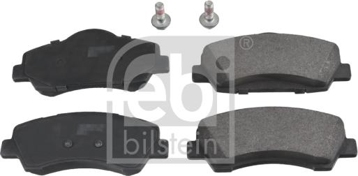 Febi Bilstein 116424 - Kit de plaquettes de frein, frein à disque cwaw.fr