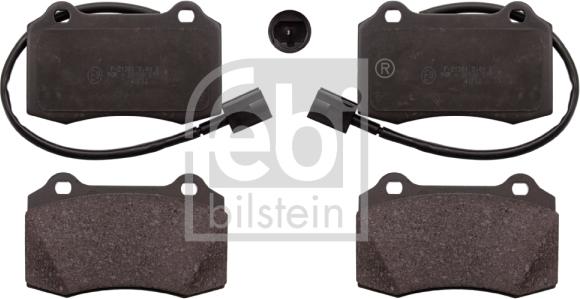 Febi Bilstein 116010 - Kit de plaquettes de frein, frein à disque cwaw.fr