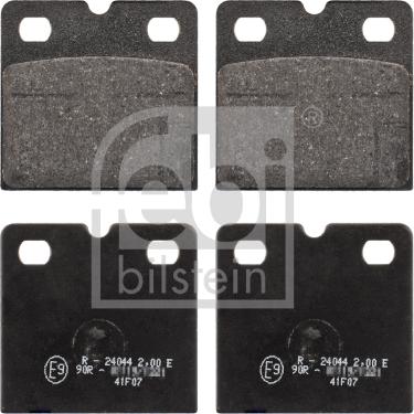 Febi Bilstein 116087 - Kit de plaquettes de frein, disque de frein de stationnement cwaw.fr