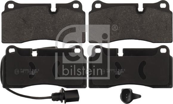 Febi Bilstein 116022 - Kit de plaquettes de frein, frein à disque cwaw.fr